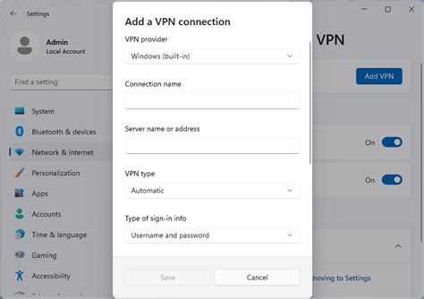 vpn eap configuration